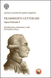 Frammenti letterari