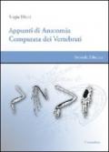 Appunti di anatonomia comparata dei vertebrati