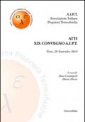 Atti 20° Convegno A.I.P.T. (Terni, 26 settembre 2014)