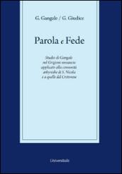 Parola e fede. Ediz. italiana e albanese