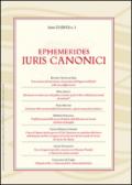 Ephemerides Iuris canonici (2013). 1.