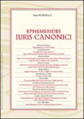 Ephemerides Iuris Canonici : Anno 56 (2016) n.1