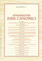 Ephemerides Iuris canonici (2018). Vol. 2