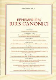 Ephemerides Iuris canonici (2019). Vol. 2