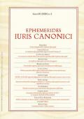 Ephemerides Iuris canonici (2020). Vol. 2