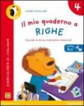 Il mio quaderno a righe. Ediz. blu. Per la Scuola elementare vol.4