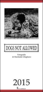 DOGS NOT ALLOWED. CALENDARIO 2015