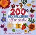 200 decorazioni all'uncinetto