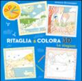 Le stagioni. Ritaglia & colora 3D
