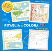 Le stagioni. Ritaglia & colora 3D