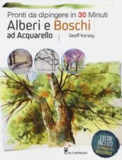 Alberi e boschi ad acquarello pronti da dipingere. Ediz. a colori