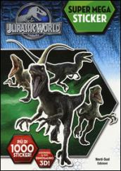 Jurassic world. Super mega sticker. Con adesivi