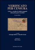 Verificato per censura. Lettere e cartoline di soldati romagnoli nella prima guerra mondiale