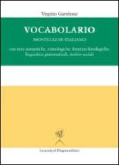 Vocabolario montellese-italiano