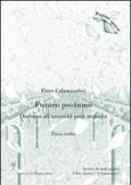 Futuro postumo. Discorso all'umanità post atomica. (Passi scelti)