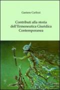 Contributi alla storia dell'ermeneutica giuridica contemporanea