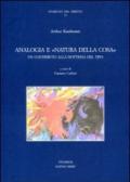 Analogia e «natura della cosa». Un contributo alla dottrina del tipo