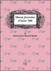 Minute fiorentine di inizio '900