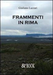 Frammenti in rima