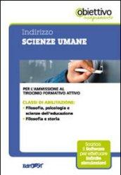 1 TFA. Indirizzo scienze umane. Per l'ammissione al tirocinio formativo attivo. Con software di simulazione