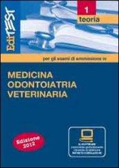 EdiTEST 1. Teoria. Medicina, odontoiatria e veterinaria. Per la preparazione ai test di ammissione. Con software di simulazione