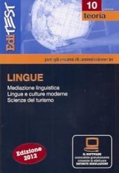 EdiTEST 10. Teoria. Lingue. Con software di simulazione per la preparazione ai test di ammissione