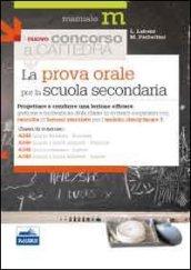 La prova orale del concorso per le classi A245, A246, A345, A346. Progettare e condurre una lezione efficace...