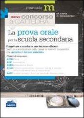 La prova orale del concorso per le classi A038, A047, A049, A059, A060