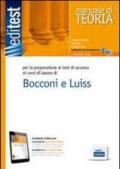 EdiTEST 9. Teoria. Bocconi, Luiss (economia, giurisprudenza, scienze politiche). Per la preparazione ai test di ammissione. Con software di simulazione