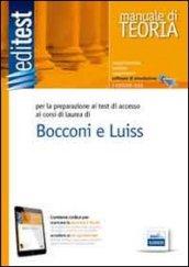 EdiTEST 9. Teoria. Bocconi, Luiss (economia, giurisprudenza, scienze politiche). Per la preparazione ai test di ammissione. Con software di simulazione