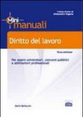 Diritto del lavoro. Per esami universitari, concorsi pubblici e abilitazioni professionali