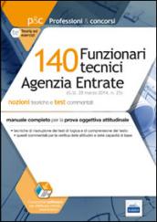 140 funzionari tecnici agenzia entrate. Prova oggettiva attitudinale