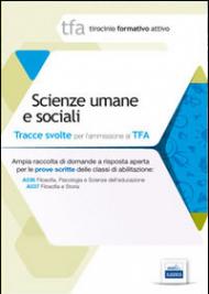 3 TFA. Scienze umane e sociali. Prova scritta per le classi A036 e A037