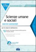 E1 - TFA Scienze umane e sociali: Esercizi commentati per le classi A18 (A036) e A19 (A037)