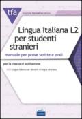 TFA T32 lingua italiana L2 per studenti stranieri