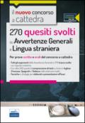 270 Quesiti svolti su Avvertenze Generali e Lingua straniera