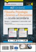 CC 4/24 4/25 filosofia, psicologia e scienze dell'educazione nella scuola secondaria. Manuali... Classe di concorso: A18, A036. Kit di base. Con espansione online