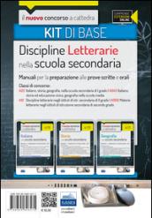 Il nuovo concorso a cattedra. Classi A22 (A043), A12 (A050) kit discipline letterarie. Manuali per la preparazione alle prove scritte ed orali. Con espansione online