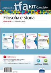 TFA. Filosofia e storia classe A19 (A037) per prove scritte e orali. Kit completo. Con software di simulazione