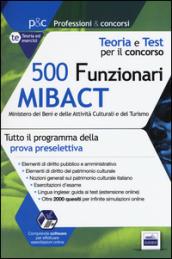 Concorso 500 Funzionari MIBACT