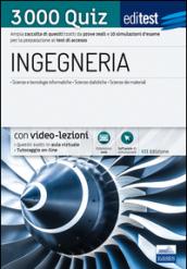 EdiTEST. Ingegneria. 3000 quiz. Ampia raccolta di quesiti tratti da prove reali e 10 simulazioni d'esame per la preparazione ai test di accesso. Con software di simulazione