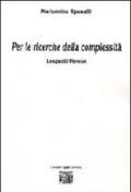 Per le ricerche della complessità Leopardi/Pavese