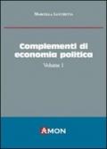 Complementi di economia politica. 1.