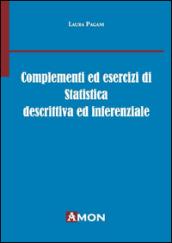 Complementi ed esercizi di statistica descrittiva e inferenziale