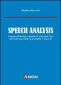 Speech analysis
