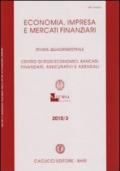 Economia, impresa e mercati finanziari (2010). 3.