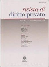 Rivista di diritto privato (2011). 1.