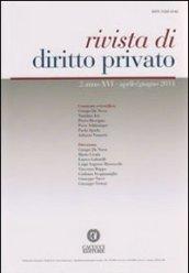 Rivista di diritto privato (2011). 2.