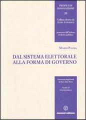 Dal sistema elettorale alla forma di governo