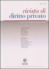 Rivista di diritto privato (2011). 3.